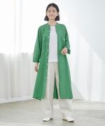 コットンシルクローン　ドルマンワンピース